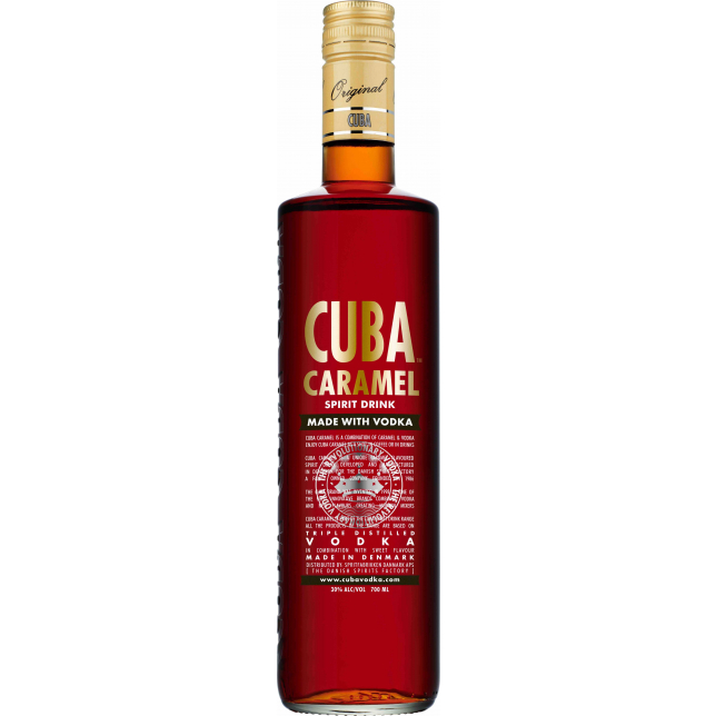 CUBA Caramel Vodka 30% 70 cl.