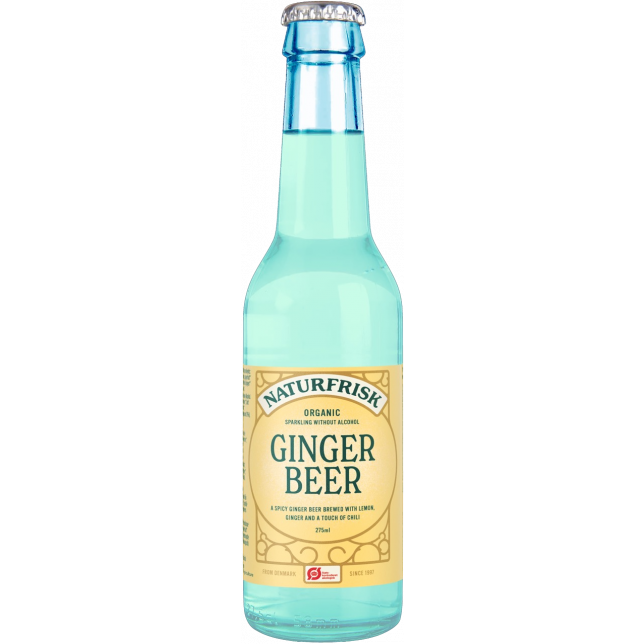 Naturfrisk Ginger Beer ØKO 20x27,5 cl. (flaske)