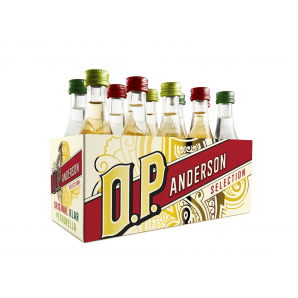O. P. Anderson Mini Mix ØKO Aquavit 37% 10x5 cl. (flaske)