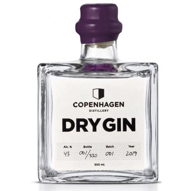 Copenhagen Distillery Dry Gin ØKO 43% 50 cl.