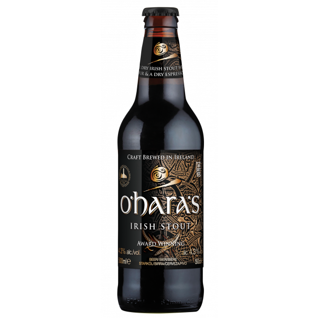 O'Hara's Irish Stout 4,3% 50 cl. (flaske)