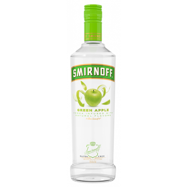 Smirnoff Green Apple Vodka 37,5% 70 cl.