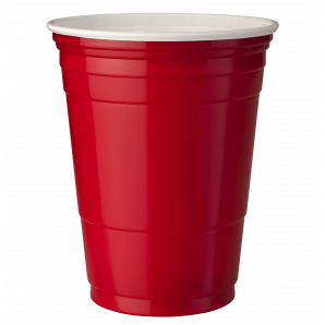 Red Cups Plastglas 16 oz  40 cl. 50 stk.