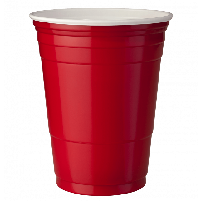 Red Cups Plastglas 16 oz  40 cl. 50 stk.