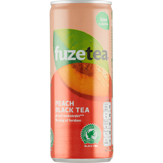 Fuze Tea Peach 24x25 cl. (dåse)
