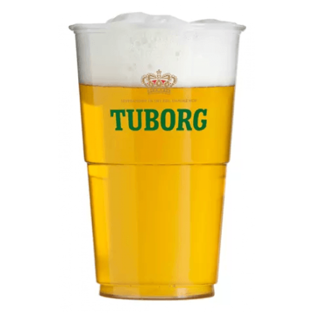 Tuborg Plastglas PP 70x50 cl.