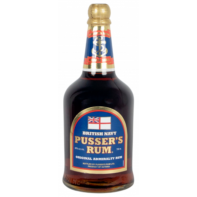 Pusser's Blue Label British Navy Rum 40% 70 cl.