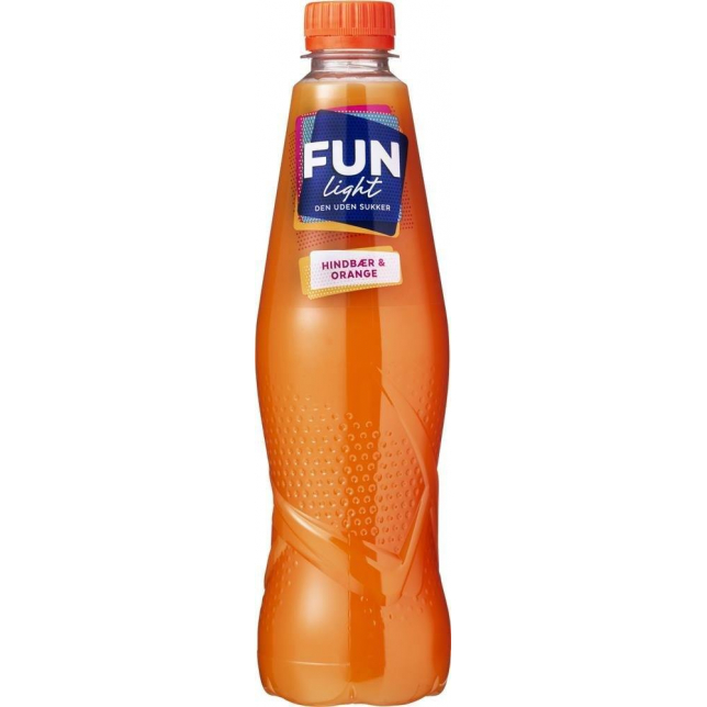 Fun Light Saftevand Hindbær & Orange 50 cl.