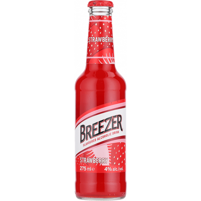Breezer Strawberry 4% 24x27,5 cl. (flaske)
