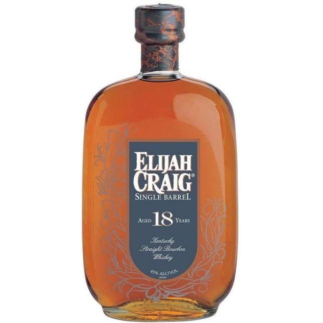 Elijah Craig Single Barrel 18 års Bourbon Whiskey 45% 70 cl.