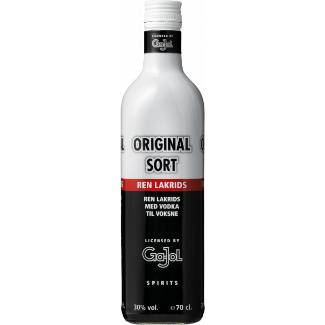 Gajol Sort Vodkashot 30% 70 cl.