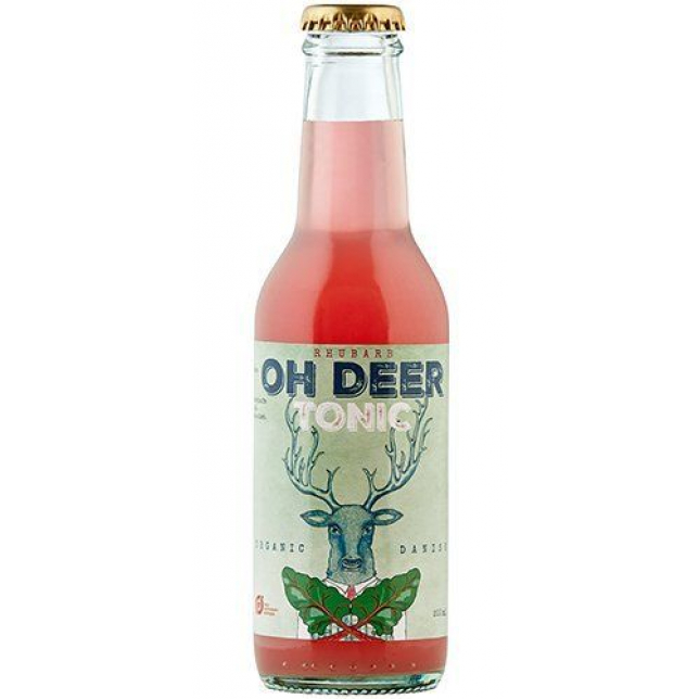 Oh Deer Rabarber Tonic ØKO 24x20 cl. (flaske)