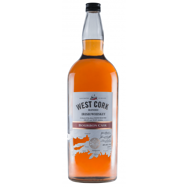 West Cork Original Blended Irish Whiskey 40% 450 cl. (Rehoboam)