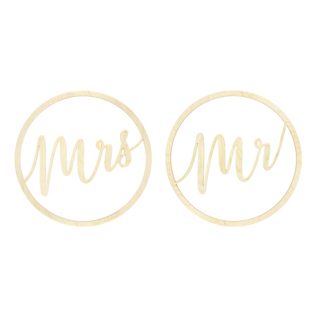 "Mr. & Mrs." Hængende Dekoration Par
