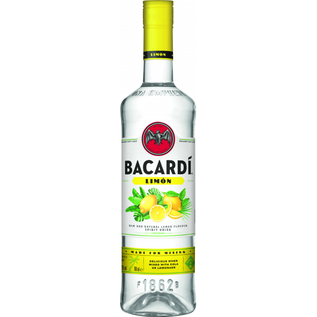 Bacardi Limon Rom 32% 70 cl. (flaske)