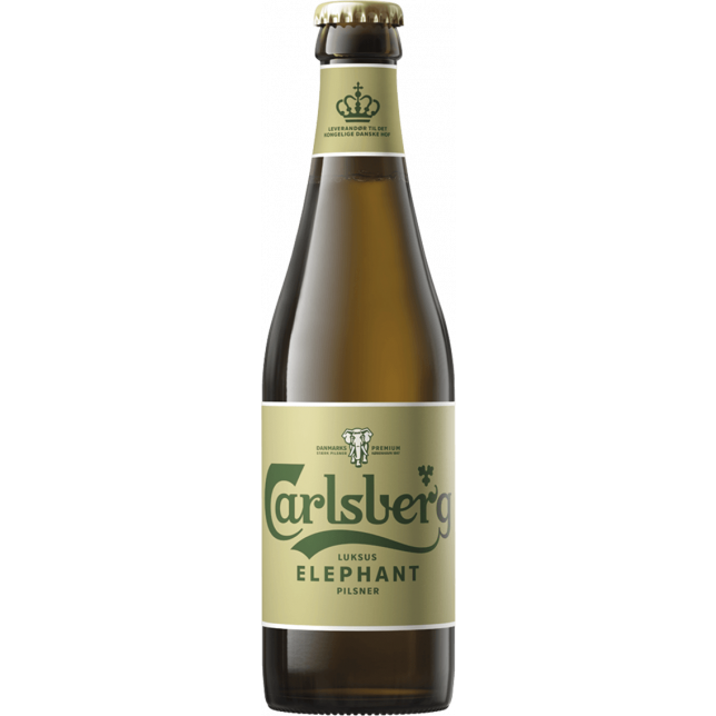 Carlsberg Elephant Stærk Pilsner 7,2% 30x33 cl. (flaske)