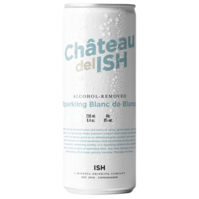 Château del ISH Alkoholfri Sparkling Blanc de Blanc 0% 25 cl. (dåse)