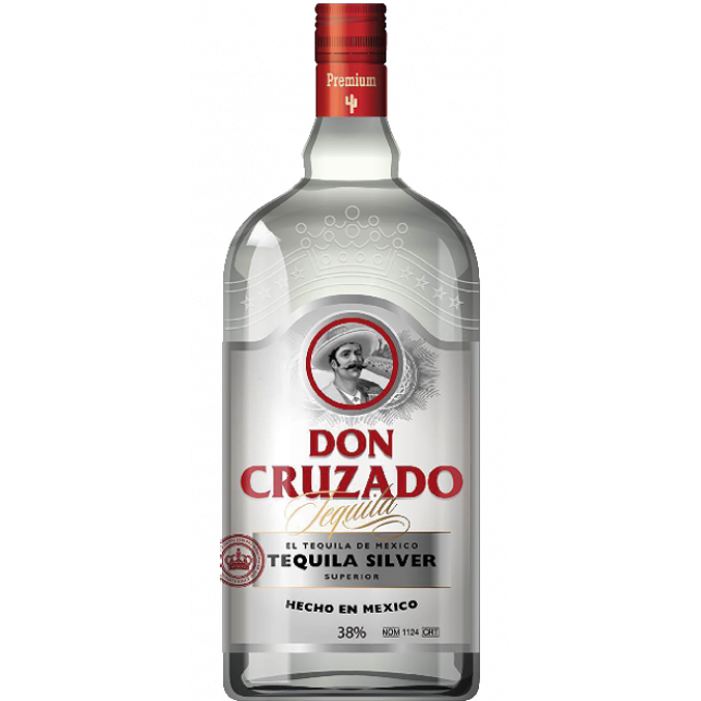 Don Cruzado Silver Tequila 38% 70 cl.