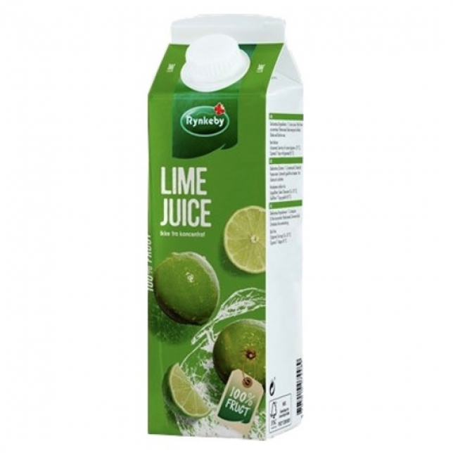 Rynkeby Lime Juice 1 L. MHT 08-07-2023