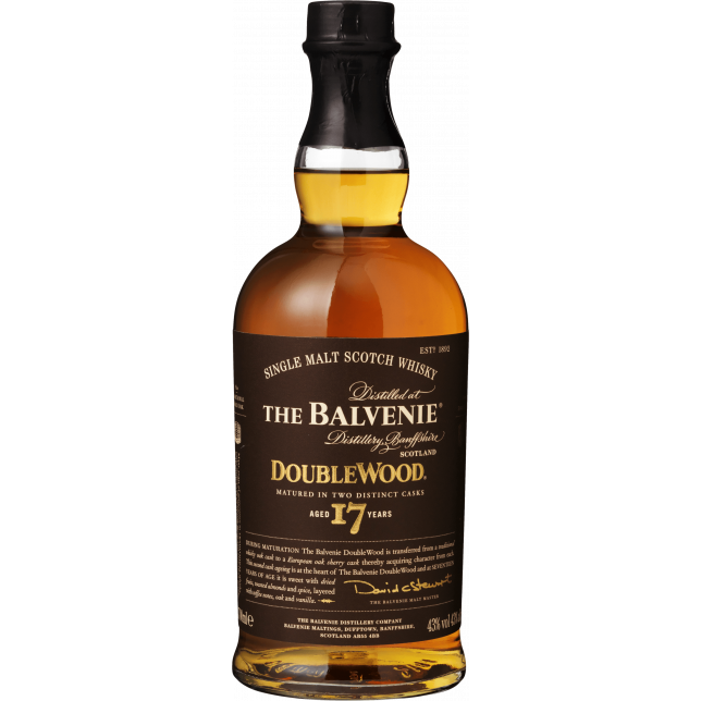 The Balvenie Doublewood 17 års Single Malt Scotch Whisky 43% 70 cl. (Gaveæske)