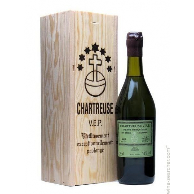 Chartreuse Verte V.E.P Likør 54% 50 cl. (Gaveæske)