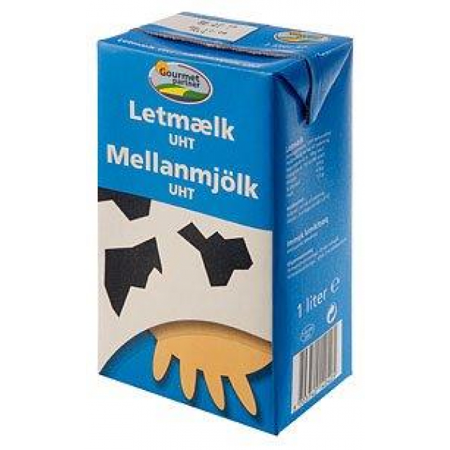 Mælk Gourmet Let 1,5% UHT 12x1 L.