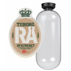 Tuborg RÅ Pilsner ØKO 4,5% 20 L. (Modular Draughtmaster)
