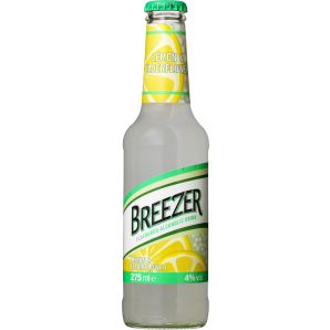 Breezer Lemon & Elderflower 4% 24x27,5 cl. (flaske)
