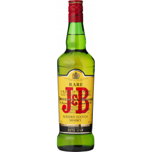 J&B Scotch Rare Blended Scotch Whisky 40% 70 cl.