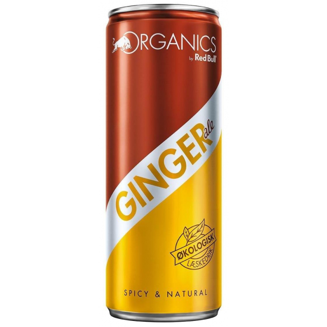 Red Bull Organics Ginger Ale ØKO 24x25 cl. (dåse)