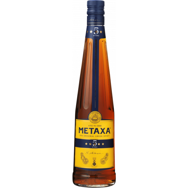 Metaxa 5-Stars Brandy 38% 70 cl.