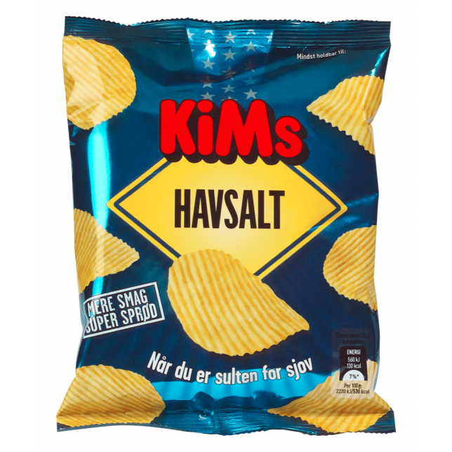 Kims Mini Havsalt Chips 24x25 gr.