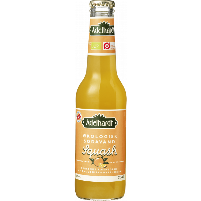 Adelhardt Squash Sodavand ØKO 24x27,5 cl. (flaske)