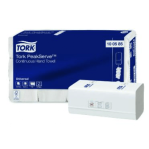 Håndklædeark Hvid Tork H5 Universal 1-lag 22,5 x 20,1 cm. 12 x 410 stk.
