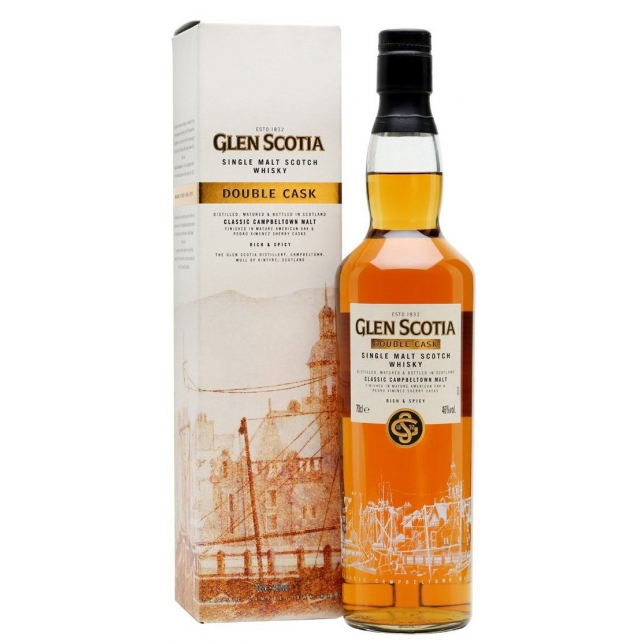 Glen Scotia Double Cask Single Malt Scotch Whisky 46% 70 cl. (Gaveæske)