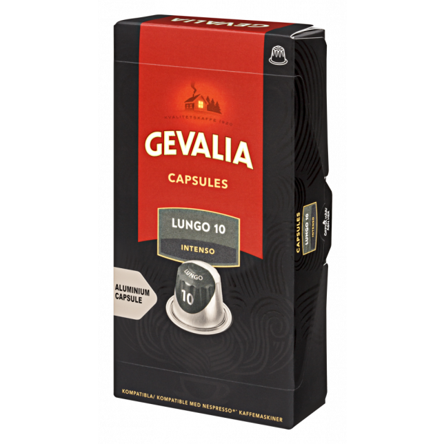 underjordisk udslæt Medicinsk Gevalia Espresso Intenso 10 stk. (kapsler)