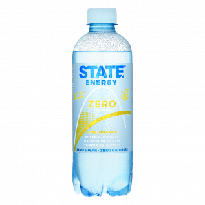 STATE Energy Lime/Orange Zero 40 cl. (PET-flaske)