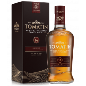 Tomatin Port Cask Single Malt Highland Scotch Whisky 14 År 46% 70 cl. (Gaveæske)