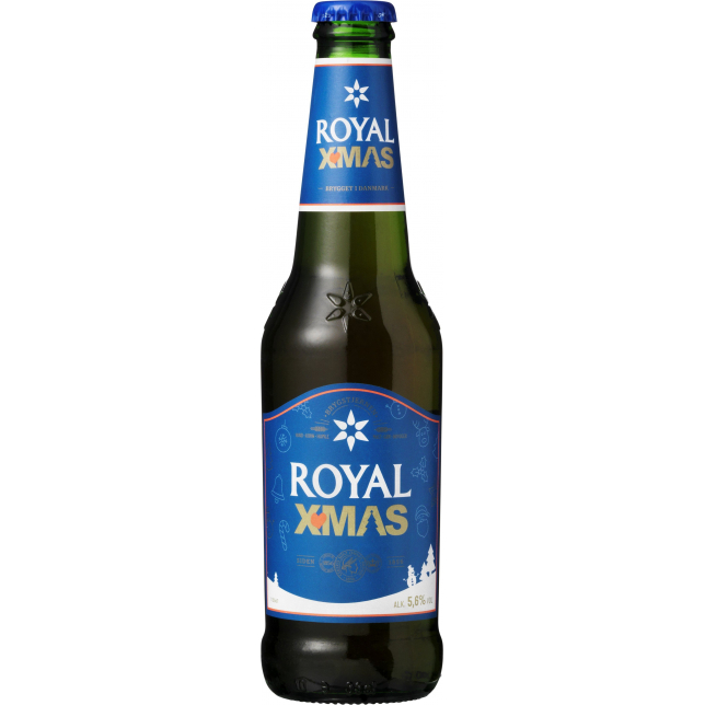Royal X-MAS Blå 5,6% 30x33 cl. (flaske)