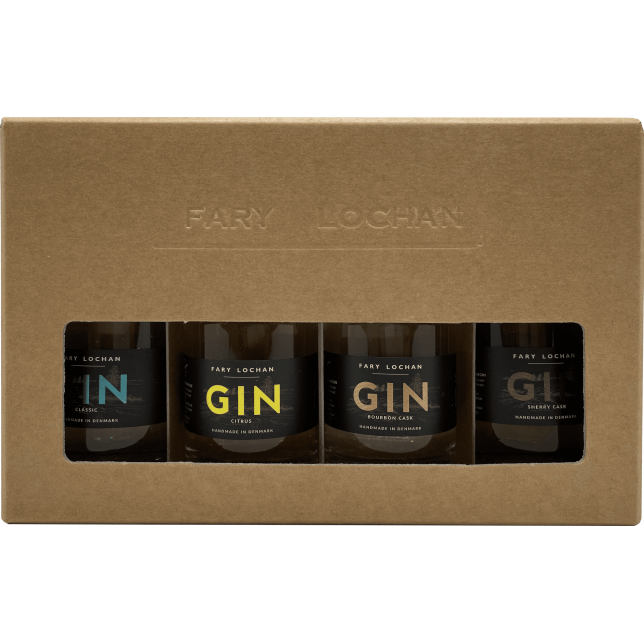 Fary Lochan Gin 40% 4x5 cl. (Gaveæske)
