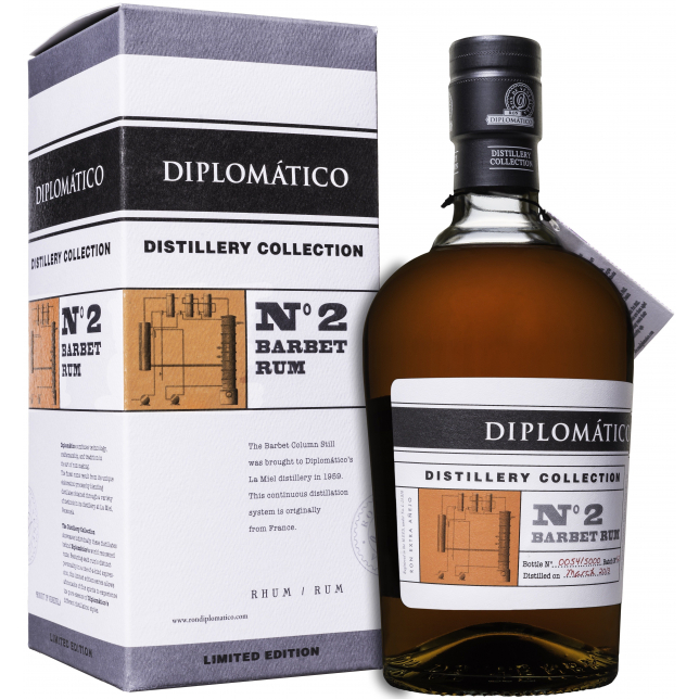 Diplomatico No.2 Barbet Distillery Collection Rom 47% 70 cl. (Gaveæske)
