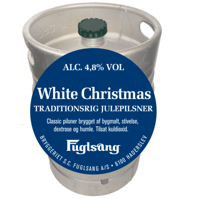Fuglsang White Christmas Julepilsner 4,8% 20 L. (fustage)