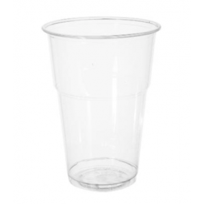 Plastglas Bionedbrydelige 40 cl. 50 stk.