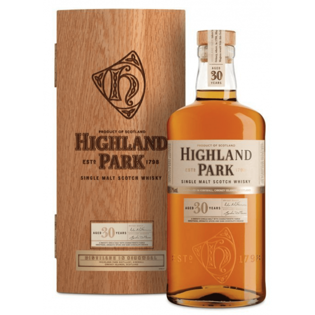 Highland Park 30 års Single Malt Scotch Whisky 45,7% 70 cl. (Gaveæske)