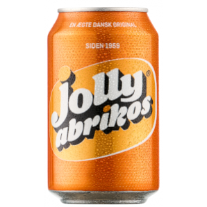 Jolly Abrikos Sodavand 18x33 cl. (dåse)