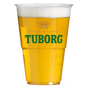 Tuborg Plastglas PP 70x40 cl.