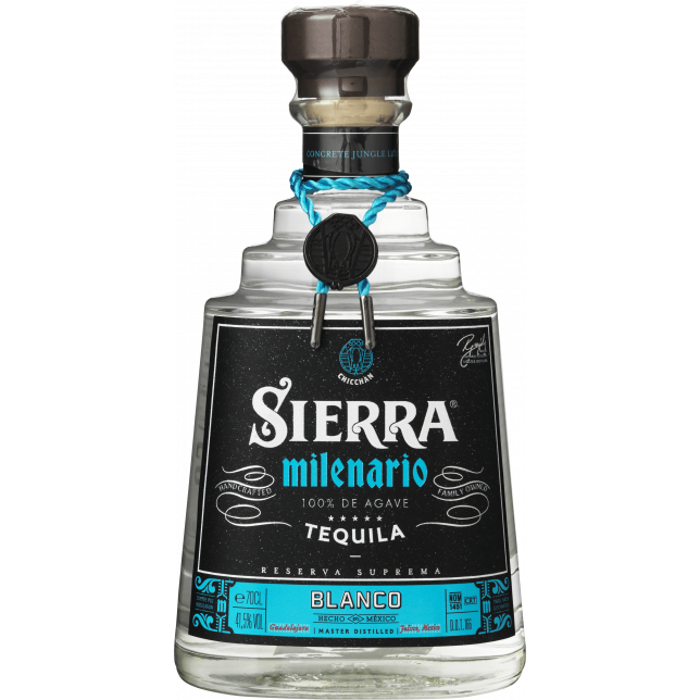 Sierra Milenario Blanco Tequila 41,5% 70 cl.