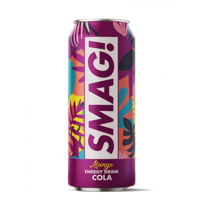  SMAG Energy Mango Cola  24x50 cl. (dåse)