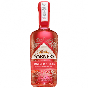 Warner's Strawberry & Rose Gin 40% 70 cl.