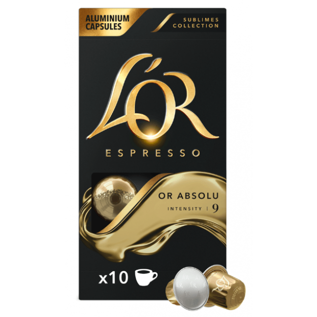 L'OR Espresso Or Absolu 10 stk. (kapsler)